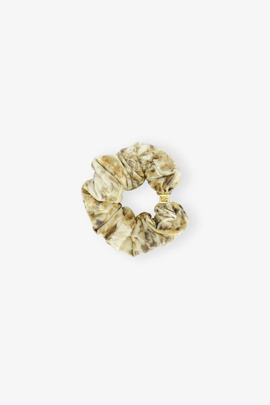 GANNI Top Pick | Cloud Cream Golden Floral Scrunchie